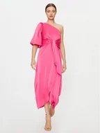 Sukienki - YAS Sukienka koktajlowa 26031522 Różowy Regular Fit - miniaturka - grafika 1