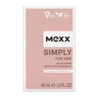 Wody i perfumy damskie - Mexx Simply woda toaletowa 40 ml dla kobiet - miniaturka - grafika 1