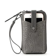 Torebki damskie - The Sak Silverlake North/South smartfon Crossbody, wytłoczony liść łupkowy, jeden rozmiar - miniaturka - grafika 1