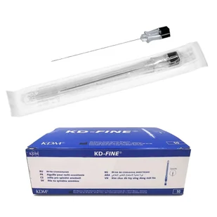 Igły do punkcji lędźwiowej 75mm x 2,7mm 22G KDM KD-Fine Spinal 50szt - Meble i wyposażenie gabinetów medycznych - miniaturka - grafika 1