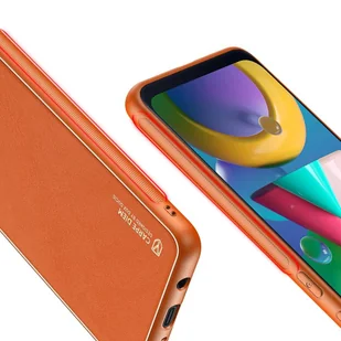 Dux Ducis Yolo eleganckie etui pokrowiec ze skóry ekologicznej Samsung Galaxy M30s pomarańczowy - Etui i futerały do telefonów - miniaturka - grafika 8