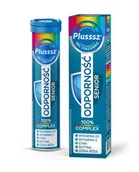 Przeziębienie i grypa - POLSKI LEK Plusssz Odporność Senior 100% Complex x 20 tabl musujących - miniaturka - grafika 1