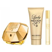 Wody i perfumy damskie - Paco Rabanne Lady Million 50ml woda perfumowana+75ml balsam do ciała+10ml woda perfumowana - miniaturka - grafika 1