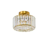 Lampy sufitowe - Light Prestige Lampa sufitowa Lira 1x max. 15W LED E27 złota - miniaturka - grafika 1