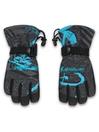 Rękawice narciarskie - Quiksilver Rękawice narciarskie Mission Youth EQBHN03039 Szary - miniaturka - grafika 1