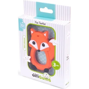 Dumel Discovery Gryzak silikonowy - lis GiliGums - Gryzaki dla dzieci - miniaturka - grafika 1