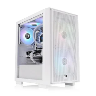 Thermaltake Versa H16 TG ARGB Micro Tower Biały CA-1Y8-00S6WN-01 - Obudowy komputerowe - miniaturka - grafika 1