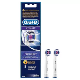 ORAL-B Końcówki szczoteczki Pro White (EB 18-2) - Końcówki do szczoteczek elektrycznych - miniaturka - grafika 3