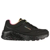 Buty dla dziewczynek - Buty dziecięce Skechers Uno Lite Rainbow Speckle 310456LBKMT - czarne - miniaturka - grafika 1