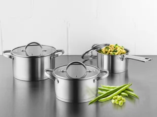 Komplet garnków nierdzewnych Florina Fava 6 elementów - Garnki - miniaturka - grafika 5