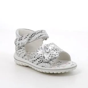 Primigi Baby Sweet, Sandały Dziewczynki, Biało-Srebrny, 21 EU, Srebrny biały, 21 EU - Buty dla dziewczynek - miniaturka - grafika 1