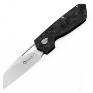 Noże - Nóż składany Maserin W2 Black/Silver FatCarbon, Satin M390 by Attilio Morotti (371/N) - miniaturka - grafika 1