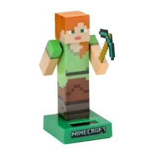 Figurka solarna Minecraft Alex FF138 - Figurki dla dzieci - miniaturka - grafika 1