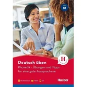 Książki do nauki języka niemieckiego - Hueber Phonetik UB und Tipps fur eine gute Aussprache B1 Daniela Niebisch - miniaturka - grafika 1