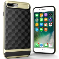 Etui i futerały do telefonów - Etui na telefon komórkowy Apple iPhone 7 Plus Backcover Case - Cover 3D Prisma Design Gold - miniaturka - grafika 1