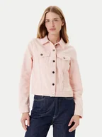 Kurtki damskie - United Colors Of Benetton Kurtka jeansowa 2RZVDN00N Różowy Regular Fit - miniaturka - grafika 1