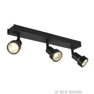Spotline Puri 3 Czarny (147380) - - Lampy ścienne - miniaturka - grafika 2