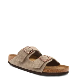 Birkenstock Skórzane klapki Arizona SFB - Klapki i japonki męskie - miniaturka - grafika 1