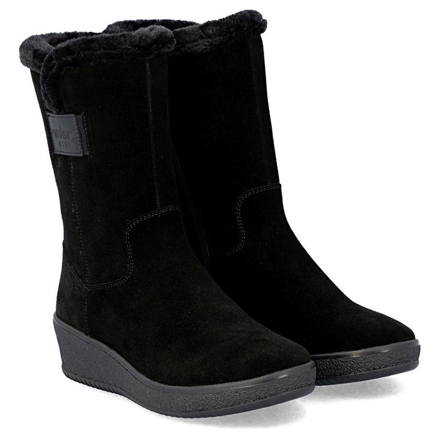Botki damskie Rieker Y4456-00 BLACK R.40