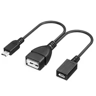 Adaptery i przejściówki - Kabel micro Usb do Usb 2.0 Otg pendrive myszka - miniaturka - grafika 1