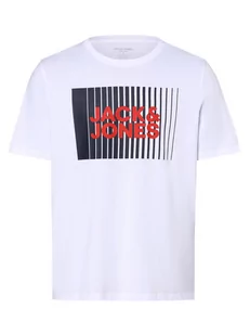 Jack & Jones - T-shirt męski  JJECorp, biały - Koszulki męskie - miniaturka - grafika 1