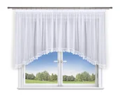 Firany - Firana gotowa 700x180, łuk, woal, gipiura 8cm - miniaturka - grafika 1