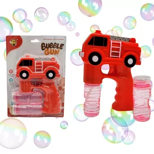 Straż Pożarna Bańki Pistolet Automat 2 Płyny - Bańki mydlane - miniaturka - grafika 1