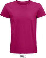 Koszule męskie - SOLs 03565 Koszula męska, Pioneer Men T-Shirt, Jersey 175 - Kolor: Fuksja - Rozmiar: L - miniaturka - grafika 1