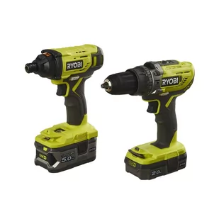 Wkrętarka + zakrętarka ONE+ Ryobi R18PDID2-252S 18V 5+2Ah Li-Ion - Zestawy elektronarzędzi - miniaturka - grafika 1