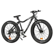 Rowery - Rower górski MTB INDIANA Fat Bike M18 26 cali męski Czarny - miniaturka - grafika 1