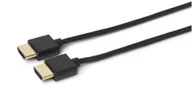 Kable komputerowe i do monitorów - Microconnect Hdmi 2.0 Ultra Slim 1M Black - miniaturka - grafika 1