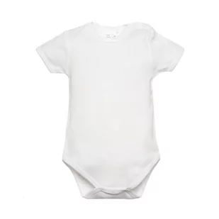 Body krótki rękaw unisex, biały/Olimpias - Body dla niemowląt - miniaturka - grafika 1