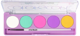J.Cat Beauty Colorscope Paleta Eyelinerów Aktywowanych Wodą 103 Bright Pastel - Eyelinery - miniaturka - grafika 1