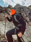 Bluzy męskie - 4F Polar ze stójką Polartec regular męski - czarny L - miniaturka - grafika 1