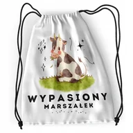 Plecaki worki - Plecak Sportowy Szkolny Marszałka Worek Torba z Nadrukiem ze Zdjęciem - miniaturka - grafika 1