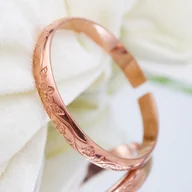 Inne - TEMU [1 szt. Elegancki bransoletka z miedzianego mankietu] 1 szt. Elegancka Seksowna Bransoletka z Miedzianego Manekatu dla Kobiet, Wszechstronny - miniaturka - grafika 1