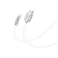 Kable USB - XO Kabel NB227 USB - USB-C 1,2 m 6A biały - miniaturka - grafika 1