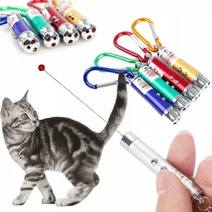 Laser Wskaźnik Laserowy Latarka Zabawka Kota 3W1 - Zabawki dla kotów - miniaturka - grafika 4