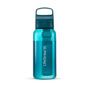 LifeStraw Go 2.0 Turkusowa butelka filtrująca 1L z dodatkowymi wkładami - Butelki filtrujące - miniaturka - grafika 3