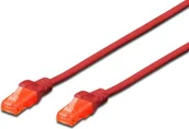 Kable miedziane - Digitus Patchcord RJ45 U/UTP CAT6 10m Czerwony DK-1612-100/R DK-1612-100/R - miniaturka - grafika 1