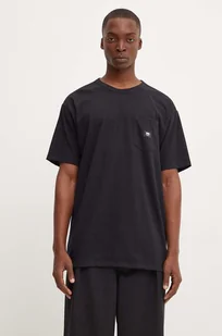 Vans t-shirt bawełniany męski kolor czarny gładki VN000G3YBLK1 - Koszulki męskie - miniaturka - grafika 1