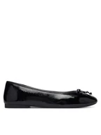 Baleriny - Tommy Hilfiger Baleriny Hilifger Patent Ballet FW0FW09005 Czarny - miniaturka - grafika 1