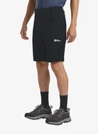 Odzież trekkingowa męska - Spodenki turystyczne Jack Wolfskin Hikeout Shorts - black - miniaturka - grafika 1