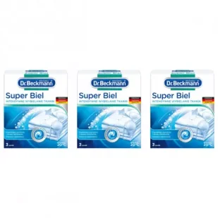 Dr. Beckmann Super Biel do wybielania tkanin w saszetkach Zestaw 3 x 3 x 40 g - Środki do prania - miniaturka - grafika 1