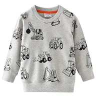 Bluzy dla chłopców - Little Hand Bluza chłopięca, koparka., 110 - miniaturka - grafika 1