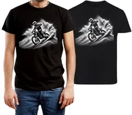Koszulki męskie - Koszulka Motocross KTM Motocyklowa Cross Enduro BMW GS Czarna R-M a780 - miniaturka - grafika 1
