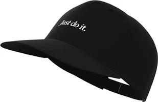 Nike FB5370-010 U NK Club cap U CB JDI L Czapka Unisex Dorosły Czarny/Biały Rozmiar L/XL - Czapki damskie - miniaturka - grafika 1