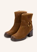 Botki damskie - Unisa Botki Jefe braun - miniaturka - grafika 1