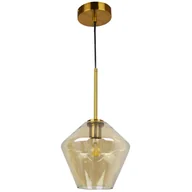 Lampy sufitowe - Polux GREA-S 1xE27 amber il mio Lampa wiszaca 316240 316240 - miniaturka - grafika 1
