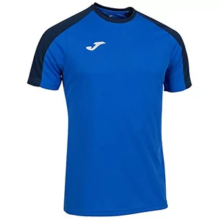 Koszulki męskie - Joma Męska koszulka z krótkim rękawem, Eco Championship T-shirt męski, niebieski królewski/granatowy, M - grafika 1